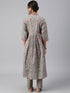 Sea Green Cotton Floral Print Kurta with Pant